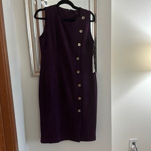Calvin Klein purple suede dress size 12